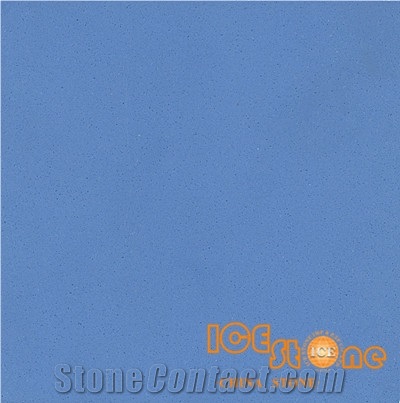 Cheap Pure Blue Stone Solid Surfaces Polished Slabs Tiles Engineered Stone Artificial Stone Slabs for Hotel Kitchen,Bathroom Backsplash Walling Panel Customized Edge