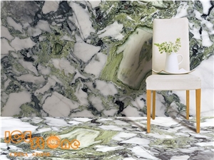 China Green Jade, Ice Connect Marble,White Beauty,Floor Covering Tiles,Skirting,Slabs,Bookmatched Polished Natural Stone,Own Quarry,Direct Factory