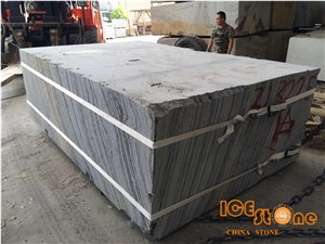 China Silver Wave Marble Block with Large Quantity from Ice Stone/China Wooden Marble Block/Very Hot in the World
