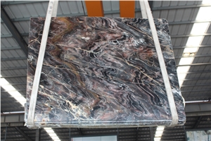 China Venice Red marble slabs black marble tiles&slab wave pattern flooring tiles