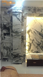 China White & Green Marble, Auraro Green,Marble Wall Covering Tiles,Marble Skirting,Marble Opus Pattern, Marble Floor Covering Tiles,Marble Tiles & Slabs, Green Marble, White & Green,