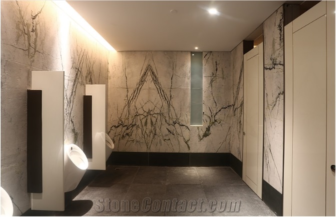 China White Green Marble Slab & Tiles/Clivia Marble/Large Quantity/Cheap Price/Bookmatched/Skirting