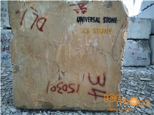 China Yellow Marble Blocks from Ice Stone