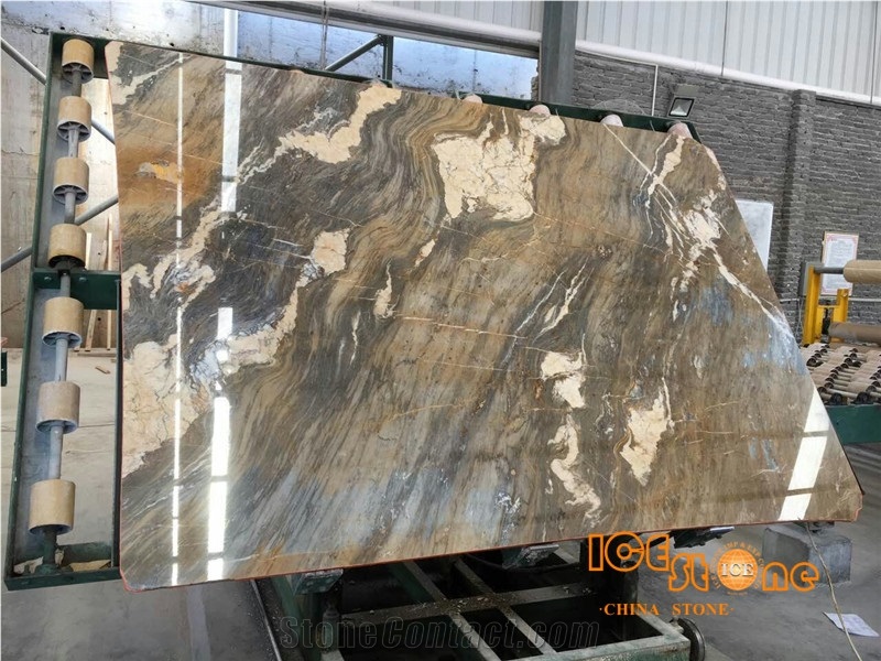 China Yellow Marble Tiles & Slabs/Golden Time Marble Tiles & Slabs//Barcelona Gold Marble Tiles & Slabs/Brecce Bergerac Marble Tiles & Slabs