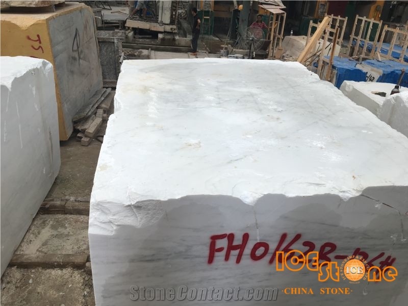 Chinapopular Oriental White Marble Block/China White Marble Block
