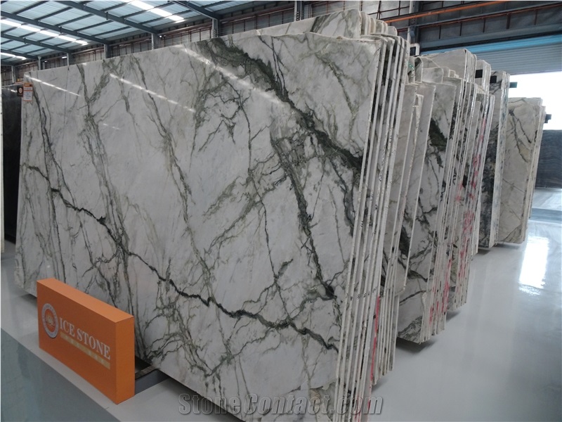 Chinese Cheap White Marble Stone, Landscape White Marble