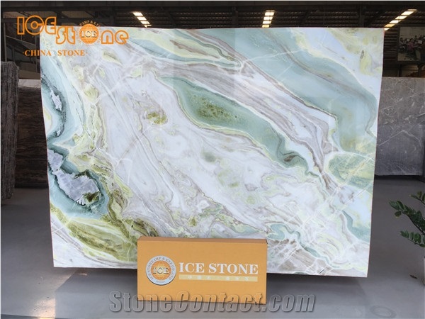 Chinese Verde Dreaming Green Marble/Slabs/Tiles/Cut to Size/Wall Cladding/Floor Covering/Bookmatch