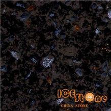 Colourful Shinning Dark Black Granite Look Quartz Stone Solid Surfaces Polished Slabs Tiles Engineered Stone Artificial Stone Slabs for Hotel Kitchen,Bathroom Backsplash Walling Panel Customized Edge