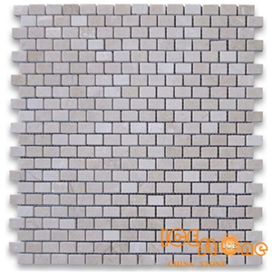 Crema Marfil Mini Brick Marble Mosaic Tile/Crema Marfil Mini Brick Marble Wall Mosaic/Crema Marfil Mini Brick Floor Mosaic