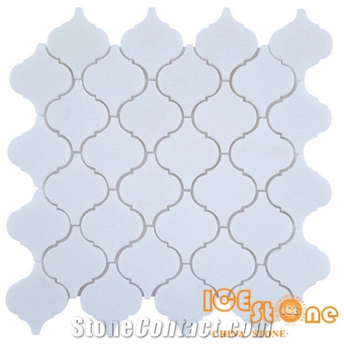 Crystal White Marble Mosaics Hexagon/Basketweave/Chevron/Fish Bone/Mini Versaille/Polished