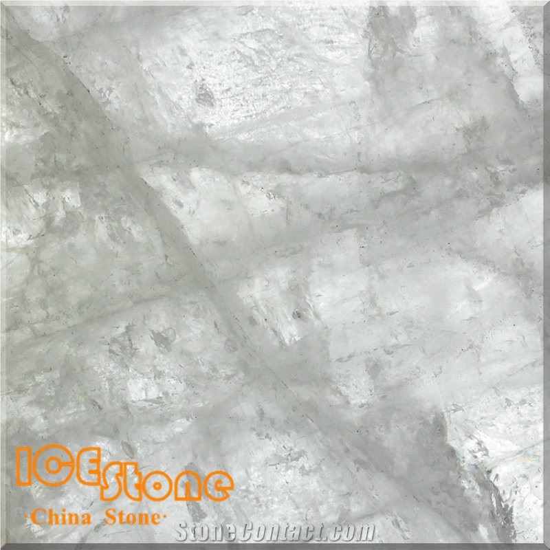 Crystal White/Semi Precious Stone Panel/Semiprecious Slabs/Tiles/Wall/Backlit/Backflash