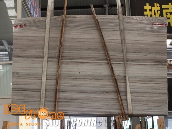 Crystal Wood Grain Marble Tiles & Slabs, Natural Stone, Polished for Floor & Wall Covering, Patio Pavement, Clading, Interior & Exterior Decoration