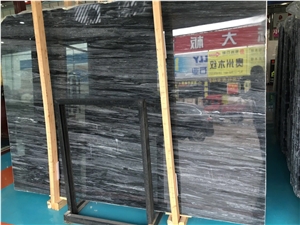 Dark Grey Marble for Wall Decorative Material Black Marble with White Veins Silver Dragon Marble Slabs
