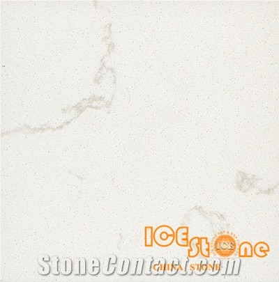Elegant white/beige Quartz Stone Solid Surfaces Polished Slabs Tiles Engineered Stone Artificial Stone Slabs for Hotel Kitchen,Bathroom Backsplash Walling Panel Customized Edge