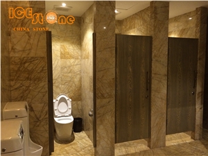 Golden Babylon Marble Bathroom Countertops/Chinese Yellow Building Stone/Washing Sink Stone Material/Counter Top Marble
