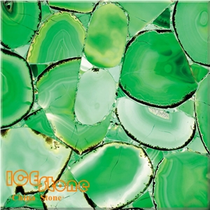 Green Agate/Semi Precious Stone Panel/Semiprecious Slabs/Tiles/Wall/Backlit/Backflash