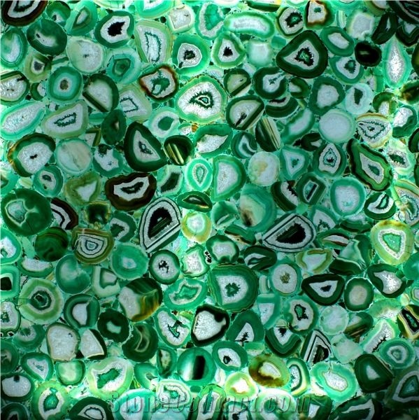 Green Agate Semiprecious Stone Slabs/Green Agate Semi Precious Slabs/Green Agate Gemstone Slabs