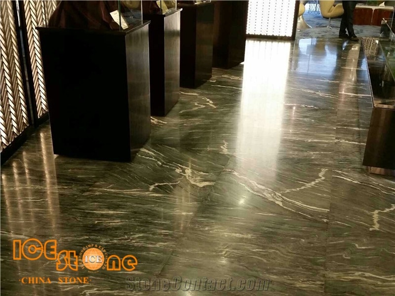 Green Fantasy Marble Slabs Tiles/Marble Wall Covering Tiles/Chinese Marble Floor Covering Tiles/Green Marble Tiles Slabs/Indoor Building Stone Material/Villa Outdoor Decoration Stone