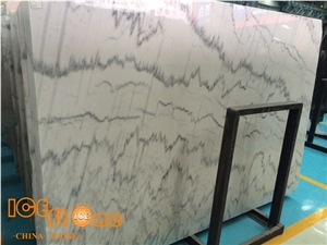 Guangxi White Marble Big Slabs, China Carrara White Marble