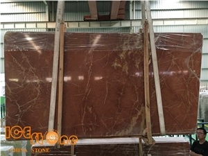 High Polished Marble Stone, Rosso Anatolia Marble/Alicante Red Marble