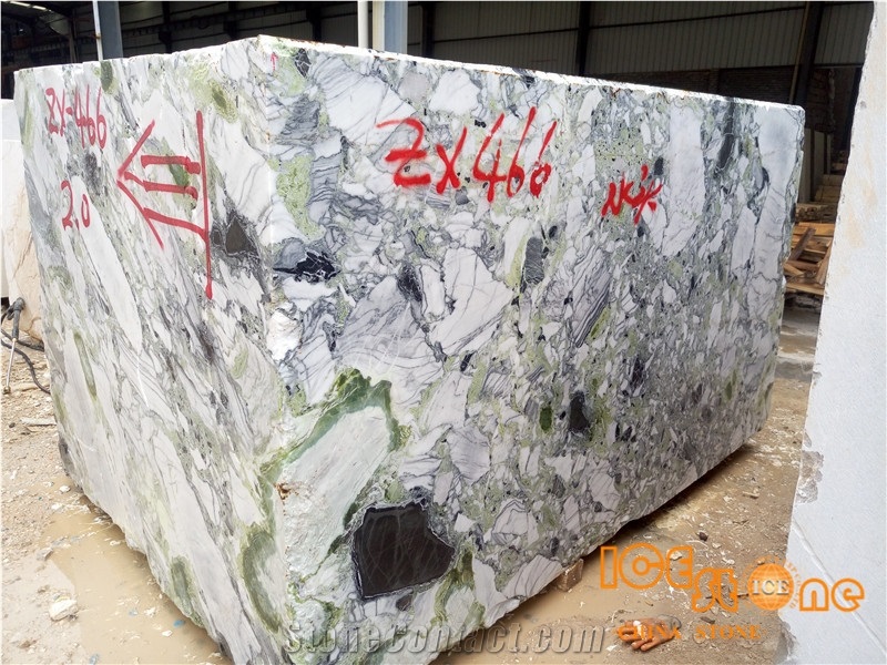 Ice Green Marble Blocks/Ice Connect Marble Block/China Green Marble Block