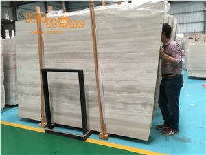 Ice Stone China White Wood/Light Grey Wood/ Marble French Pattern/Marble Wall Covering Tiles/ Marble Skirting/ Marble Floor Covering Tiles/White Serpenggiante/Marble Tiles & Slabs/
