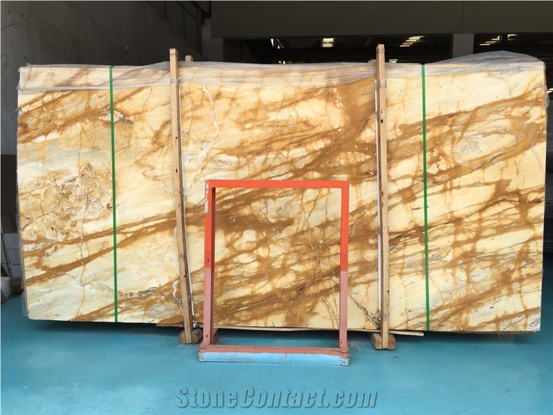 Italy Siena Gold Marble Slabs&Tiles Luxury Natural Stone Marble Floor Covering Tiles