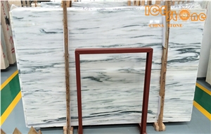 Jade Wood Grain Marble Slabs Tiles/Chinese Marble Wall Covering Tiles/Natural White and Green Stone Material/Building Stone Tiles