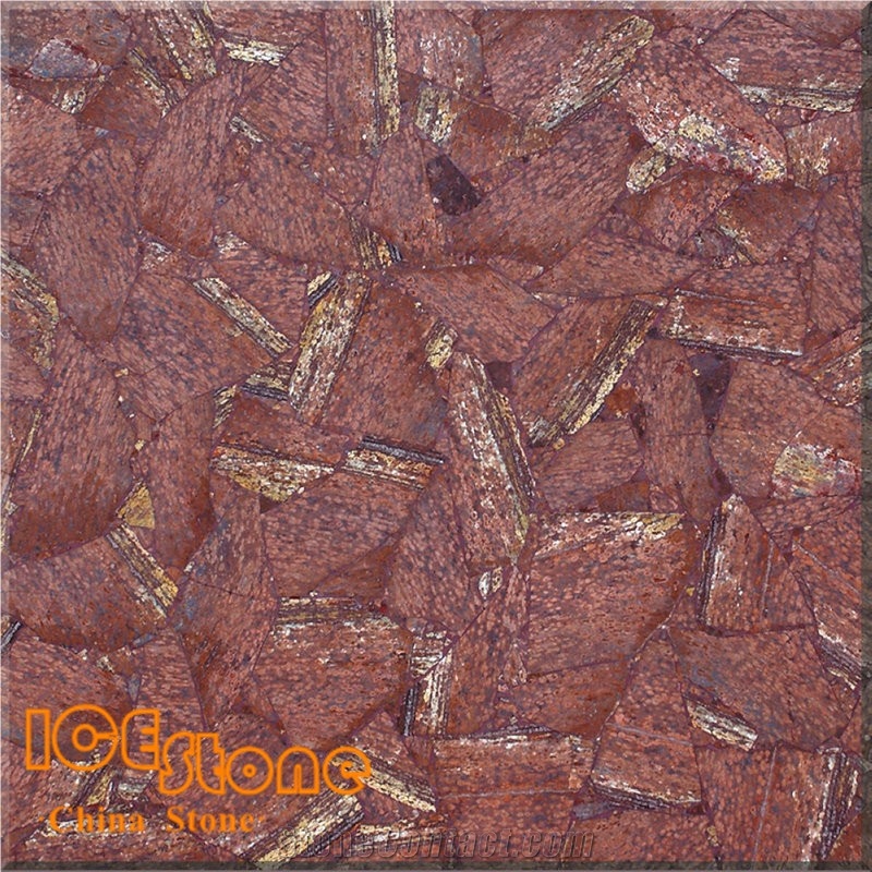 Leopord Skin Red/Semi Precious Stone Panel/Semiprecious Slabs/Tiles/Wall/Backlit/Backflash