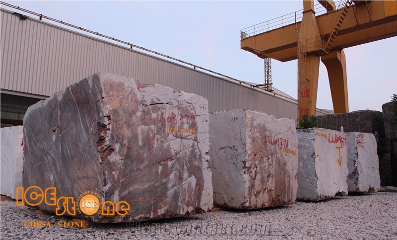 Louis Red Marble Block/China Red Marble Block/Venice Red Block/Building Stone Block/Wall Covering Stone/Floor Covering Stone