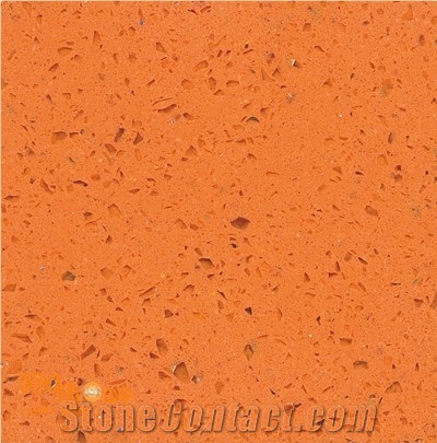 Orange Quartz Stone Slabs,Quartz Stone Tiles