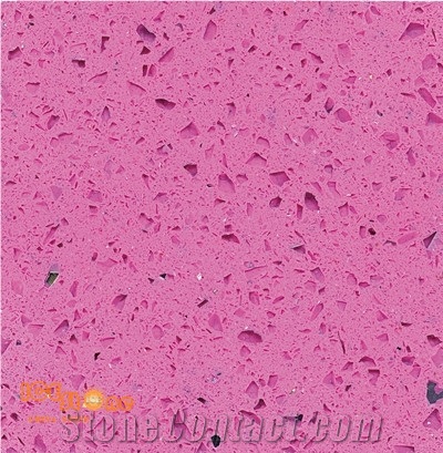 Pink Quartz Stone Slabs,Quartz Stone Tiles