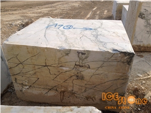 Popular China White and Green Marble from Ice Stone/China Green Marble Block