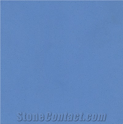 Pure Blue/Marble Look Quartz Stone Solid Surfaces Polished Slabs Tiles Engineered Stone Artificial Stone Slabs for Hotel Kitchen,Bathroom Backsplash Walling Panel Customized Edge
