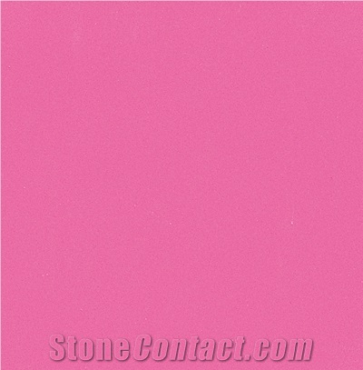 Pure Pink Quartz Stone flooring Tiles /Pink Quartz Slab / Engineered Stone Walling Tiles 