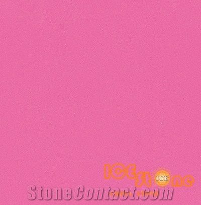Pure Rosy Pink Color Quartz Stone Solid Surfaces Polished Slabs Pure Rosy Pink Color Quartz Stone Solid Surfaces Polished Slabs Tiles Engineered Artificial For Hotel Kitchen Bathroom Backsplash Walling