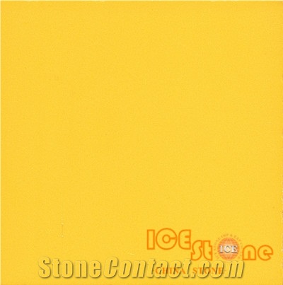 Pure Yellow Quartz Stone Solid Surfaces Polished Slabs Tiles Engineered Stone Artificial Stone Slabs for Hotel Kitchen,Bathroom Backsplash Walling Panel Customized Edge