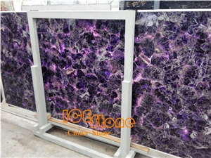 Purple Gemstone Slab /Semi Precious Stone Panels/Semiprecious Stone Slabs/ Gemstone Tiles/ Precious Stone Slabs/ Semi Precious Tiles/ Gemstone Slabssemiprecious Stone Tiles/ Semi Precious Stone Wall