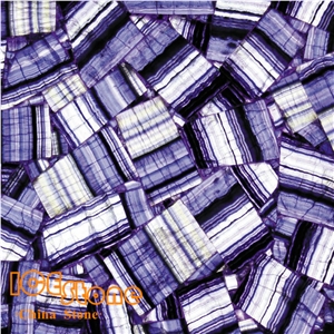 Purple Onyx/Lilac Agate/Semi Precious Stone Panel/Semiprecious Slabs/Tiles/Wall/Backlit/Backflash