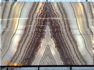 Red Dragon Onyx Slabs/Vein Cut Red Onyx/Red Lines Onyx Tiles/Yellow Red Onyx Wall Tiles/Transparent Onyx