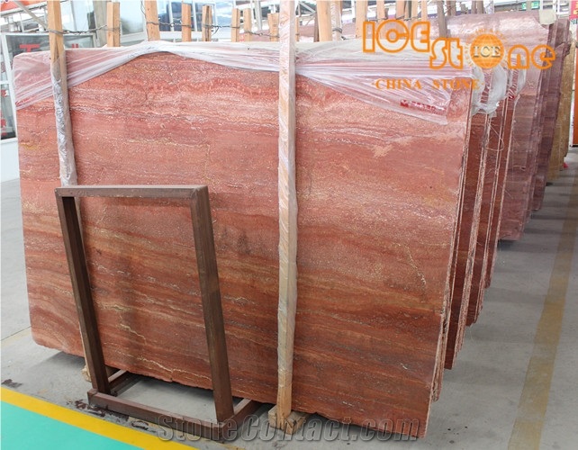 Red Travertine Slabs Tiles/Building Stone Materials/Travertine Wall Covering Slabs/Natural Stone