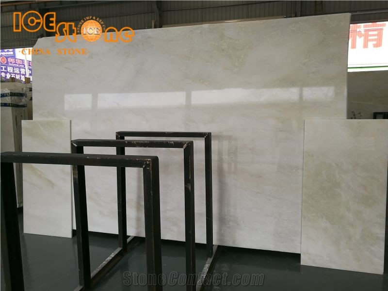 Royal White Jade Onyx Wall Covering Slabs Tiles/Interior Building Decoration Stone/Onyx Slabs/Luxury White Onyx Stone