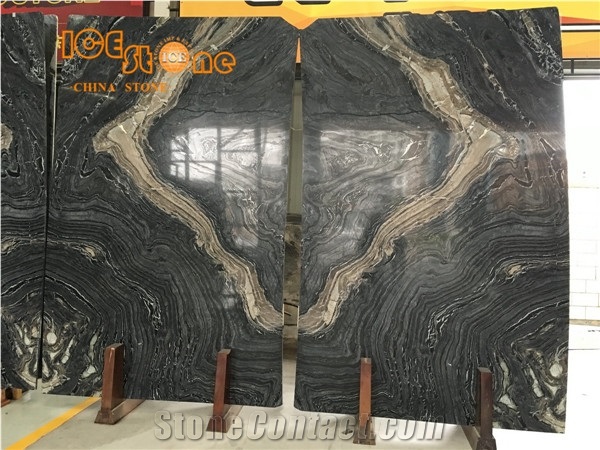 Silver Wave Marble, Skirting,Zebra Black,Wall Covering Tiles,Slabs, Marble Opus Pattern, Floor Covering, Antique Serpenggiante,Black Wooden Marble