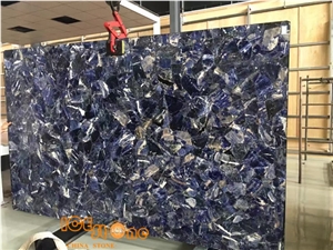 Solidate Blue Jasper/Semi Precious Stone Panels/Tiles/Slabs/Wall