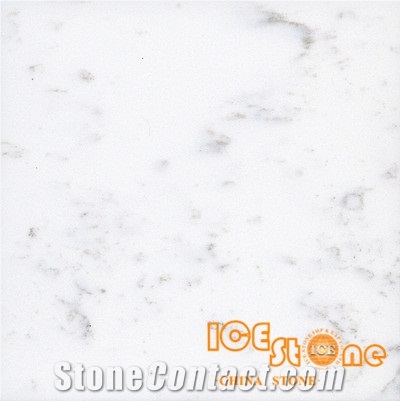 SS6014 Carving white with little grey  Quartz Stone Solid Surfaces Polished Slabs Tiles Engineered Stone Artificial Stone Slabs for Hotel Kitchen,Bathroom Backsplash Walling Panel Customized Edge