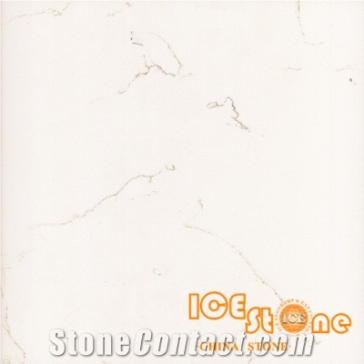 SS6141 Light beige Marble look  Quartz Stone Solid Surfaces Polished Slabs Tiles Engineered Stone Artificial Stone Slabs for Hotel Kitchen,Bathroom Backsplash Walling Panel Customized Edge