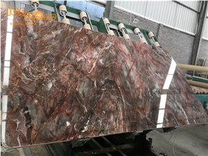 Venice Red/Louis Red/Chinese Red Bookmatch/Chinese Marble Slabs and Tiles