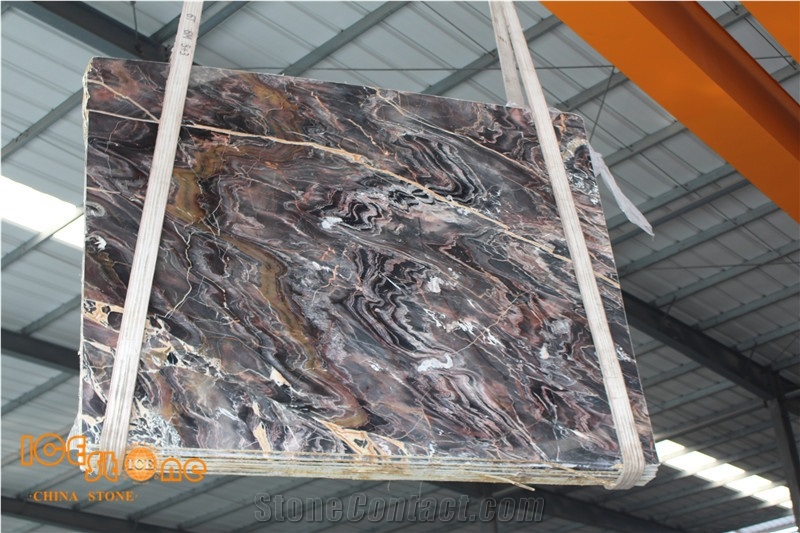 Venice Red Louis Red Marble Slab & Tile, Red Louis Agate Marble