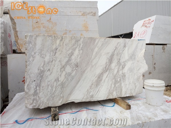 Volakas White Marble, Greece White Marble Block, Big Block