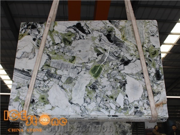 White Beauty/White and Green/Green Marbel/Ice Connect Marble/Chinese Greey